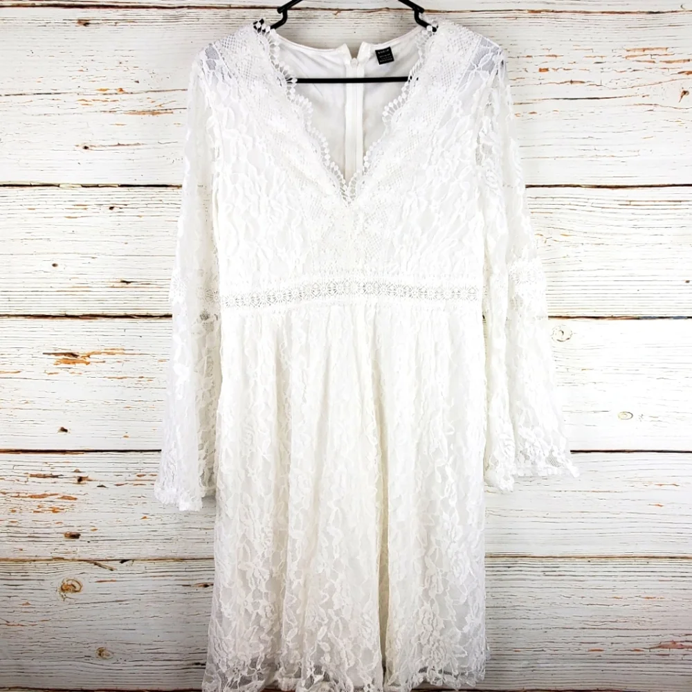 Shein Lace A Line Dress - Picture 1 of 7